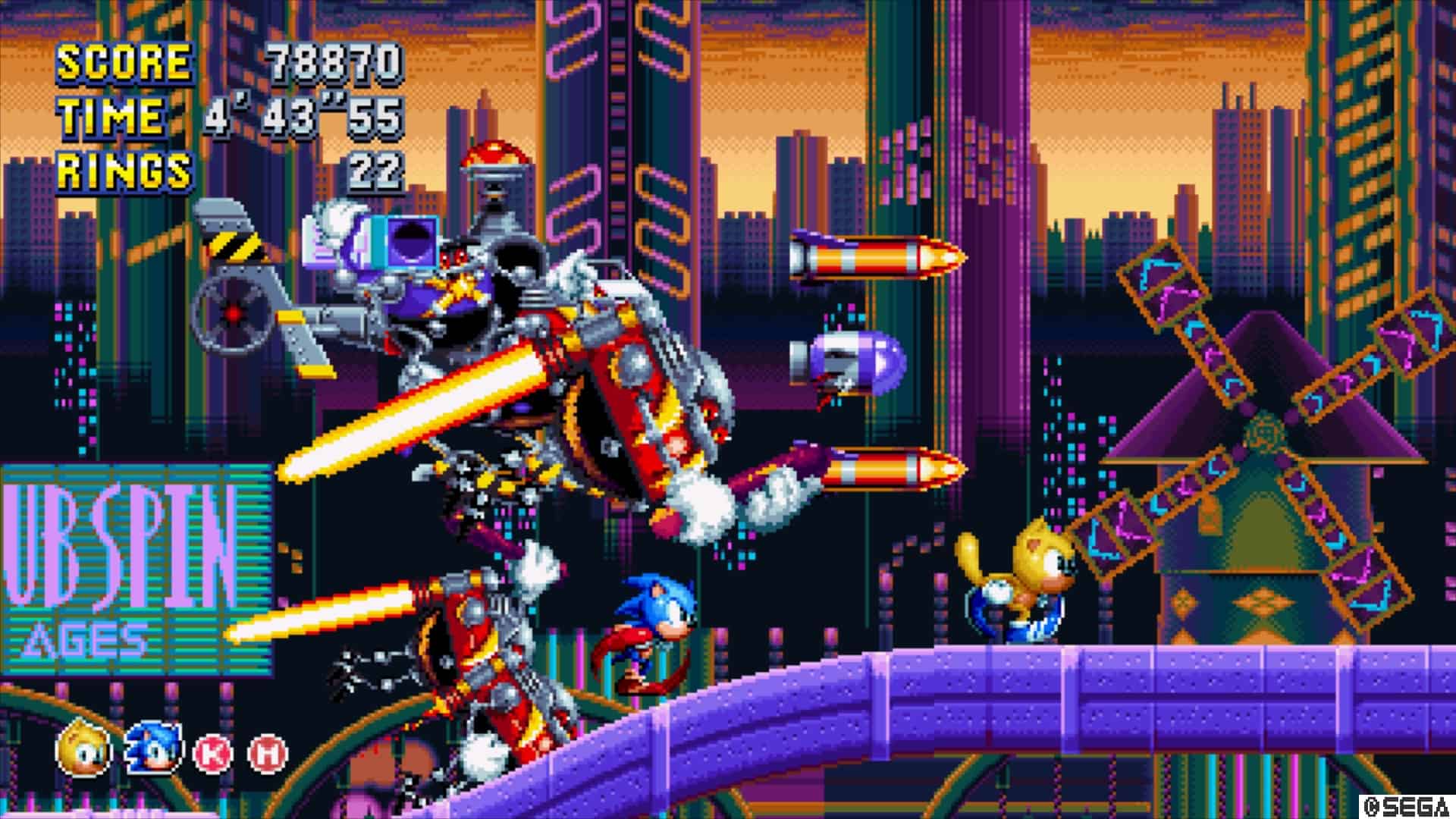 sonic mania game options